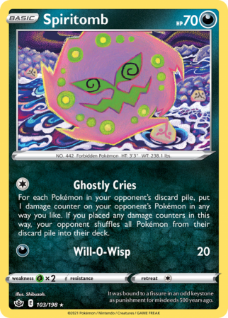 Spiritomb 103/198 Sword & Shield Chilling Reign