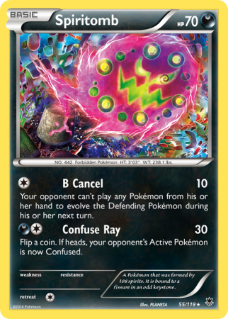 Spiritomb 55/119 XY Phantom Forces