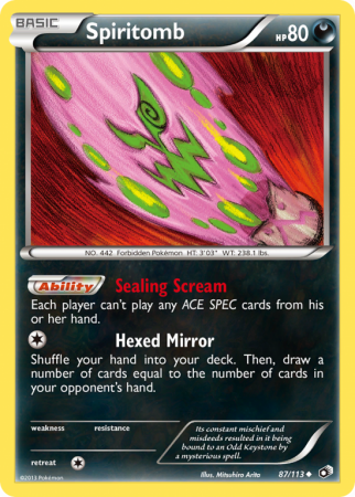 Spiritomb 87/113 Black & White Legendary Treasures