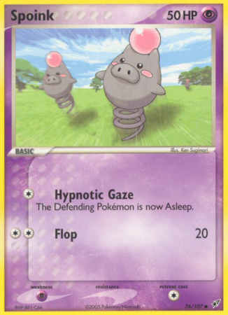 Spoink 76/107 EX Deoxys