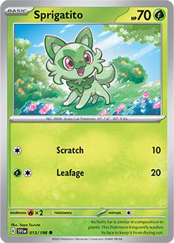 Sprigatito 13/198 Scarlet & Violet Scarlet & Violet