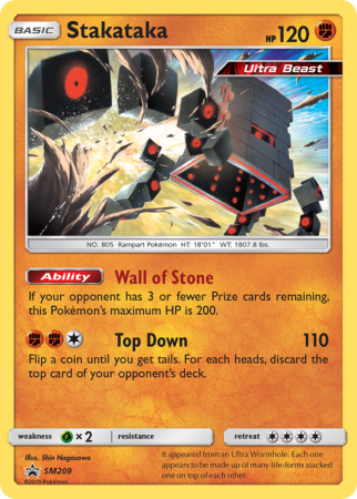 Stakataka SM209/156 Sun & Moon SM Black Star Promos