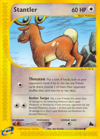 Stantler 102/182 E-Card Skyridge