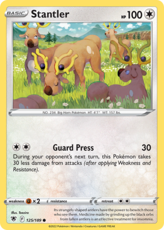 Stantler 125/189 Sword & Shield Astral Radiance