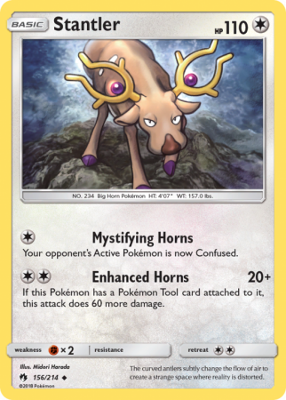 Stantler 156/214 Sun & Moon Lost Thunder