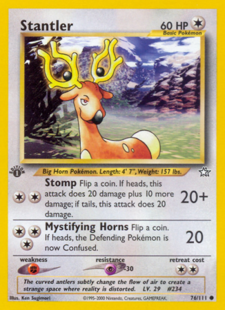 Stantler 76/111 Neo Neo Genesis