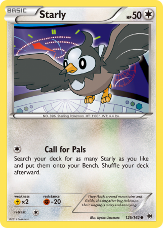 Starly 125/162 XY BREAKthrough