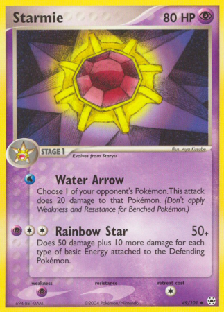Starmie 49/101 EX Hidden Legends