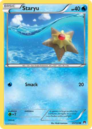 Staryu 25/122 XY BREAKpoint