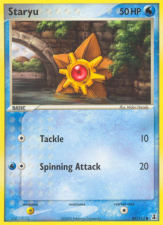 Staryu 84/113 EX Delta Species