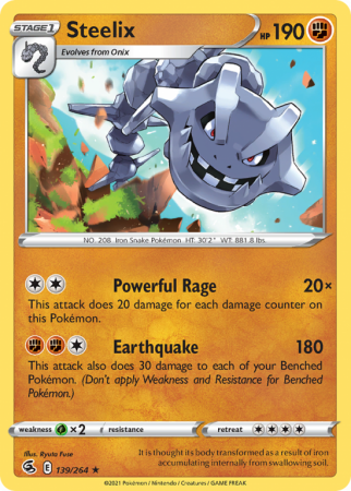 Steelix 139/264 Sword & Shield Fusion Strike