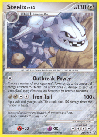 Steelix 28/100 Diamond & Pearl Stormfront