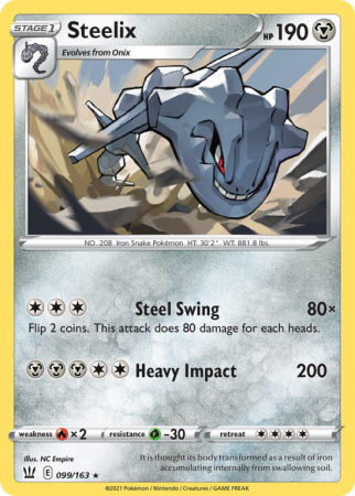 Steelix 99/163 Sword & Shield Battle Styles