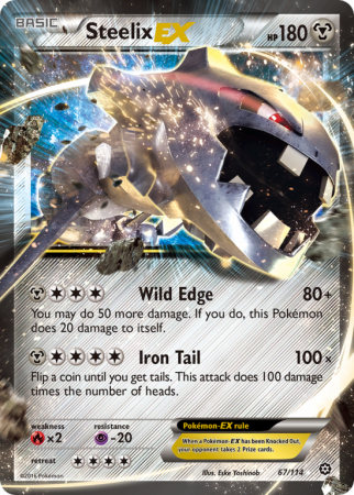 Steelix-EX 67/114 XY Steam Siege