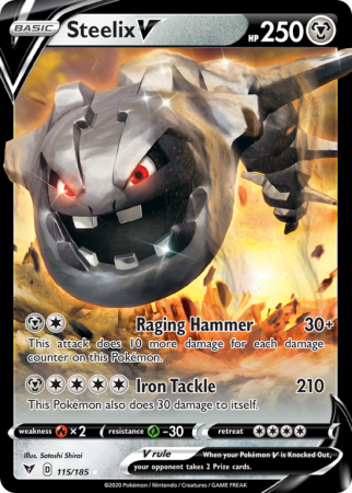 Steelix V 115/185 Sword & Shield Vivid Voltage