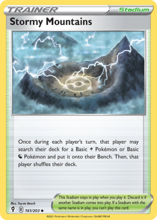 Stormy Mountains 161/203 Sword & Shield Evolving Skies