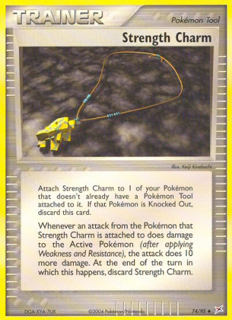 Strength Charm 74/95 EX Team Magma vs Team Aqua