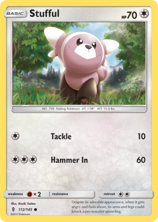 Stufful 112/145 Sun & Moon Guardians Rising