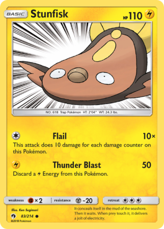 Stunfisk 83/214 Sun & Moon Lost Thunder