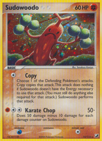 Sudowoodo 15/115 EX Unseen Forces