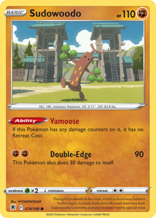Sudowoodo 74/189
