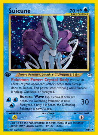 Suicune 14/66 Neo Neo Revelation