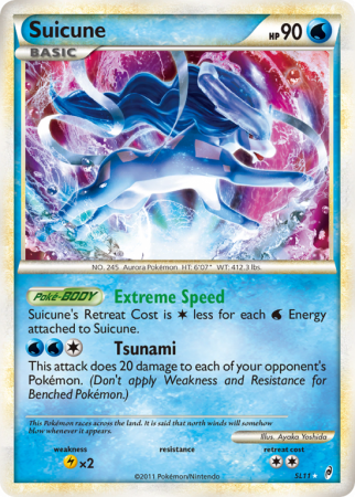 Suicune SL11/106 HeartGold & SoulSilver Call of Legends
