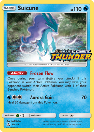 Suicune SM149/156 Sun & Moon SM Black Star Promos