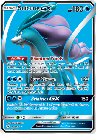 Suicune-GX 200/214 Sun & Moon Lost Thunder