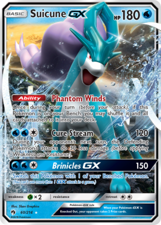 Suicune-GX 60/214 Sun & Moon Lost Thunder