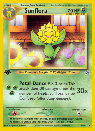 Sunflora 50/111 Neo Neo Genesis