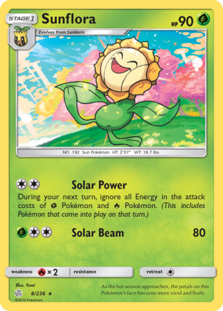 Sunflora 8/236 Sun & Moon Cosmic Eclipse