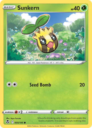 Sunkern 5/195 Sword & Shield Silver Tempest
