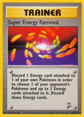 Super Energy Removal 108/130 Base Base Set 2