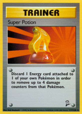 Super Potion 117/130 Base Base Set 2