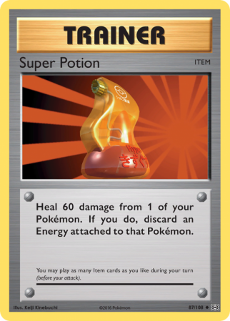 Super Potion 87/108 XY Evolutions