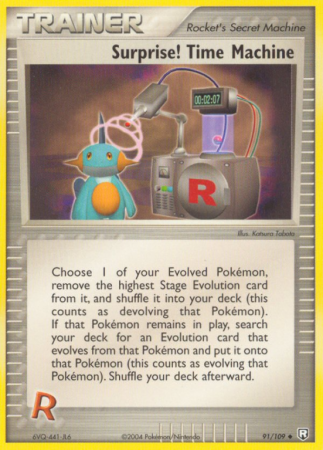 Surprise! Time Machine 91/109 EX Team Rocket Returns