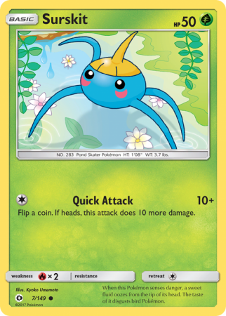 Surskit 7/149 Sun & Moon Sun & Moon