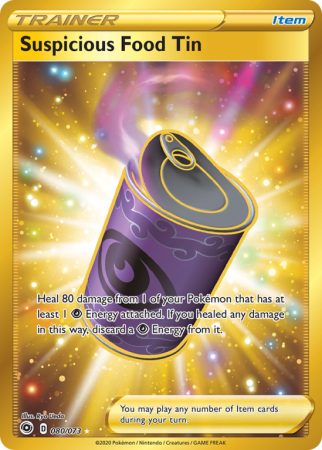 Suspicious Food Tin 80/73 Sword & Shield Champion's Path