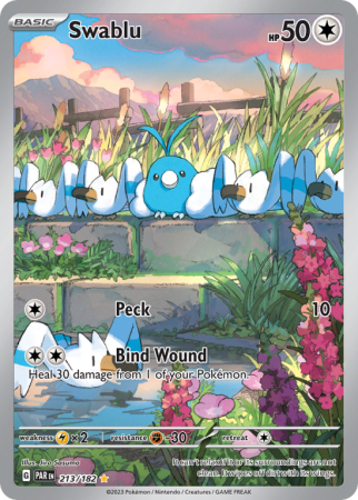 Swablu 213/182 Scarlet & Violet Paradox Rift
