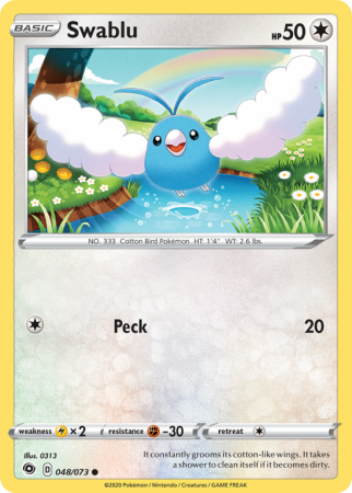 Swablu 48/73 Sword & Shield Champion's Path