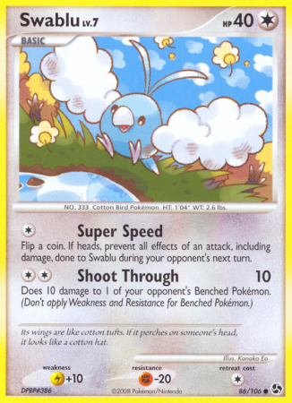 Swablu 86/106 Diamond & Pearl Great Encounters