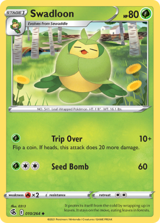 Swadloon 10/264 Sword & Shield Fusion Strike