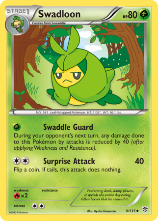 Swadloon 9/135 Black & White Plasma Storm