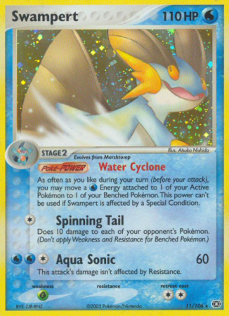 Swampert 11/106 EX Emerald