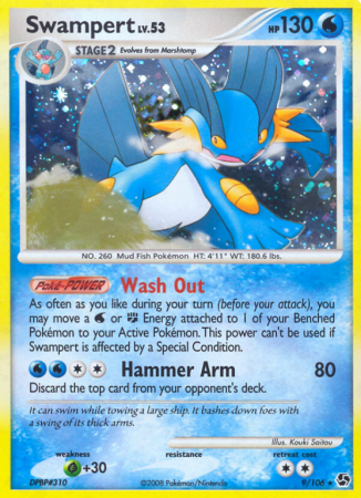 Swampert 9/106 Diamond & Pearl Great Encounters