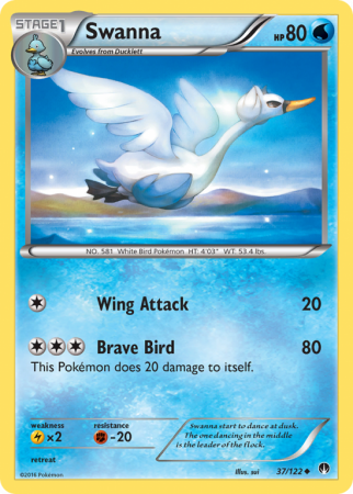 Swanna 37/122 XY BREAKpoint