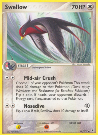Swellow 49/107 EX Deoxys