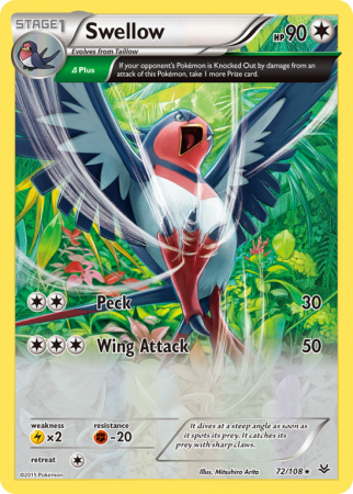 Swellow 72/108 XY Roaring Skies