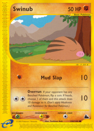 Swinub 108/182 E-Card Skyridge